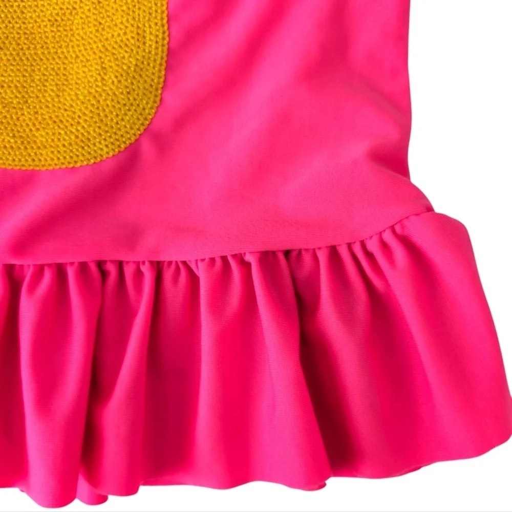 Cat & Jack Girls Swimming Pink Tank Top with Pineapple Design Size 4T